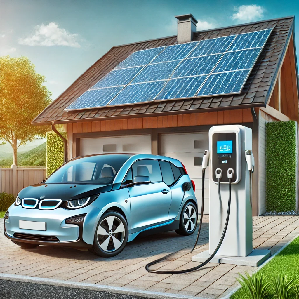 Fotowoltaika do&nbsp;ładowania samochodu