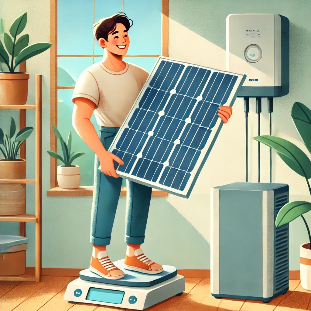 Ile waży panel fotowoltaiczny