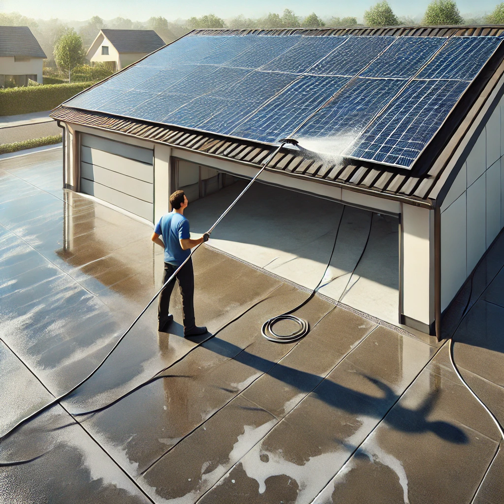 Mycie paneli fotowoltaicznych