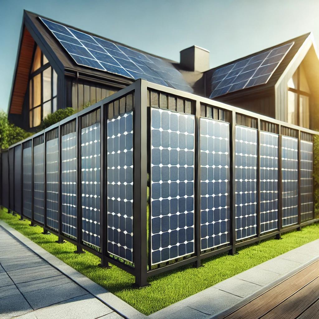 Ogrodzenie z paneli fotowoltaicznych