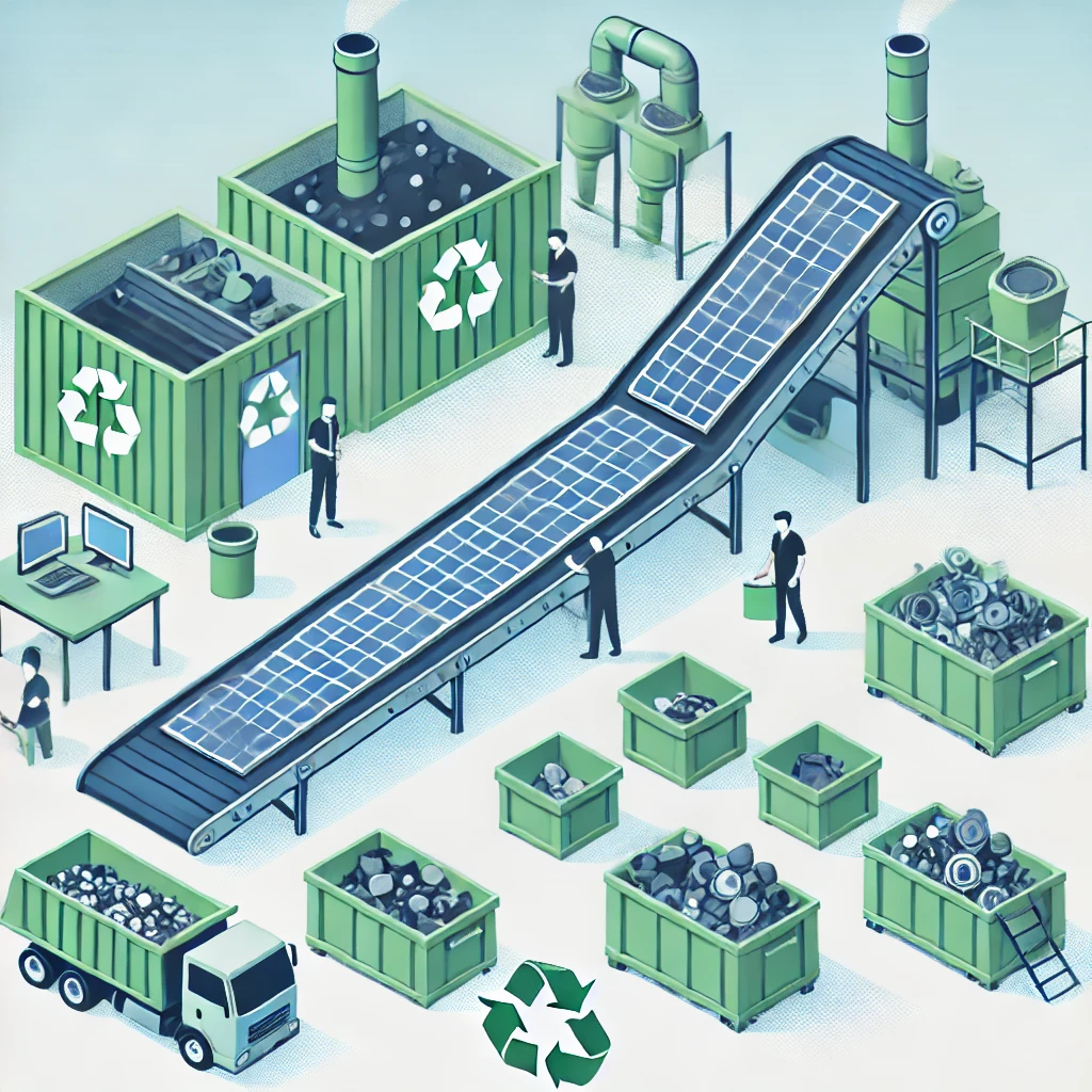 recykling paneli słonecznych