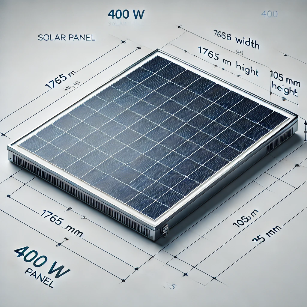 Wymiary paneli fotowoltaicznych 400 W