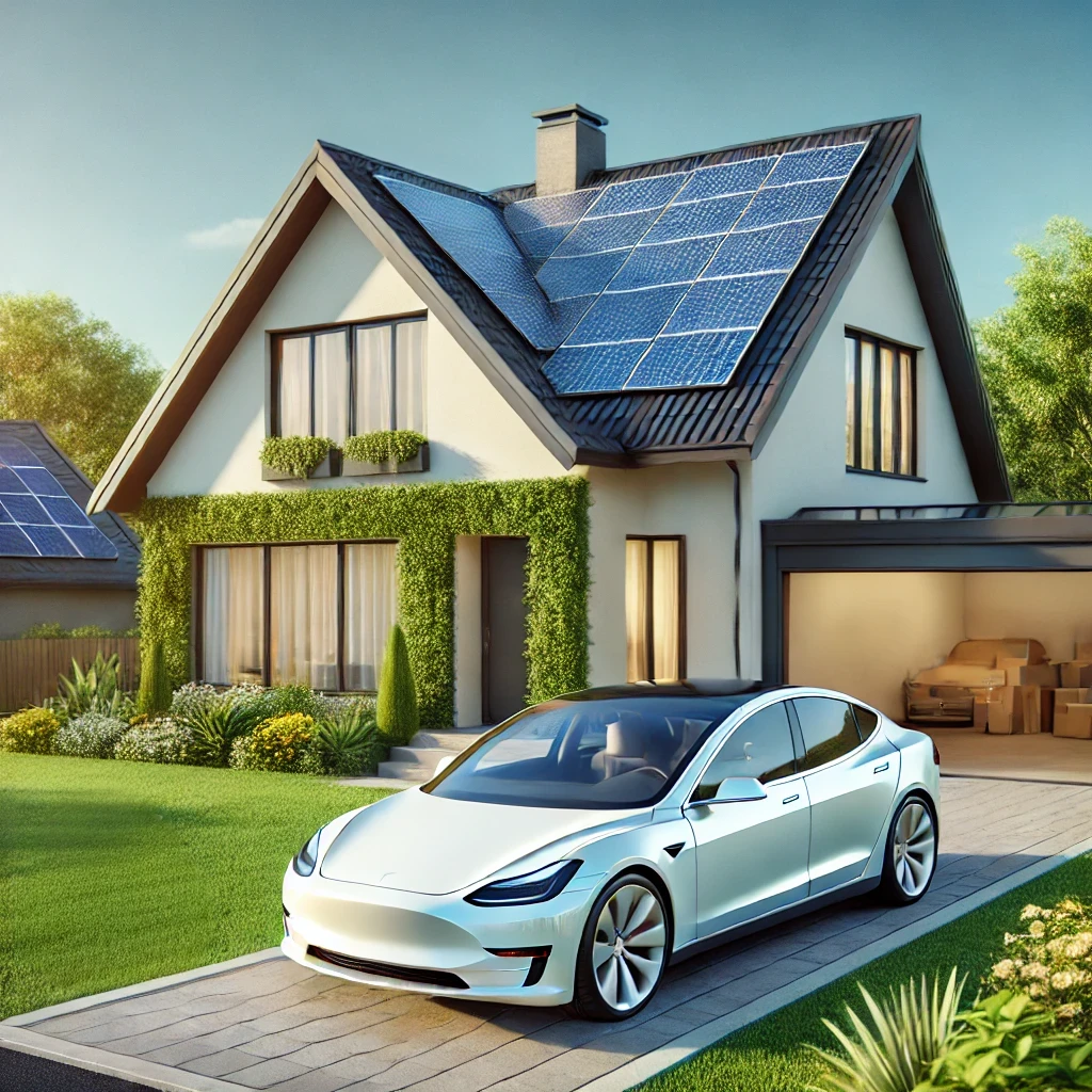 fotowoltaika do ładowania samochodu elektrycznego