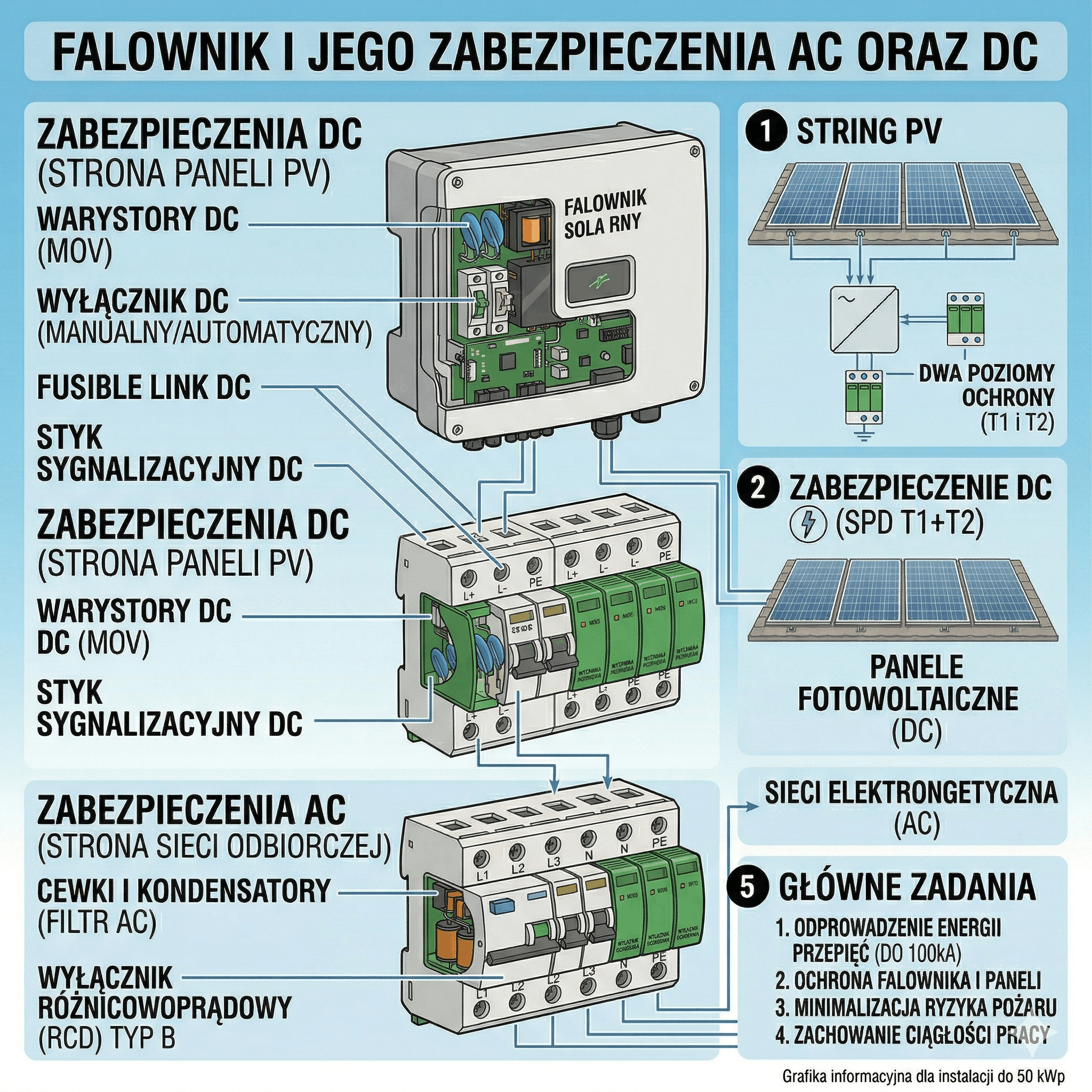 Zabezpieczenie instalacji fotowoltaicznej