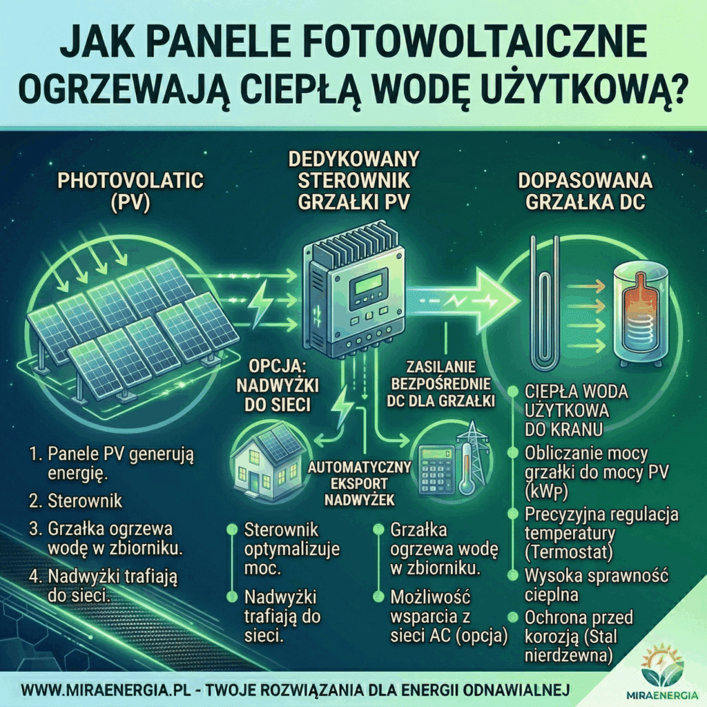 prawidłowy dobór grzałki do fotowoltaiki