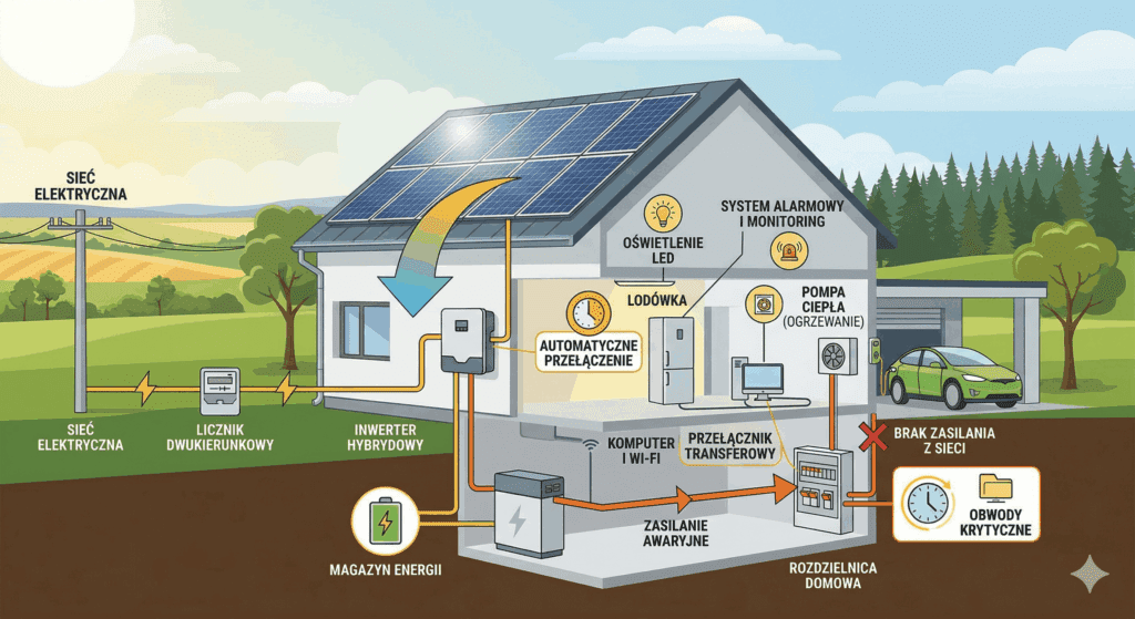 zasilanie awaryjne instalajca fotowoltaiczna